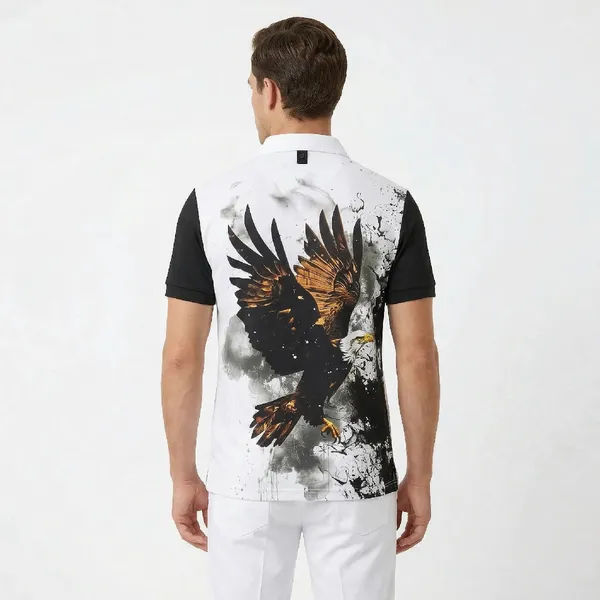 Arctic_Ink_White_Poly_Lycra_Eagle_Strike_Polo_For_Men