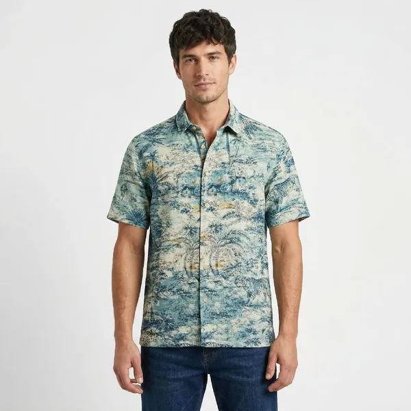 Ocean_Mist_Blue_Breathable_Poly_Tropical_Short_Sleeve_Shirt_For_Men
