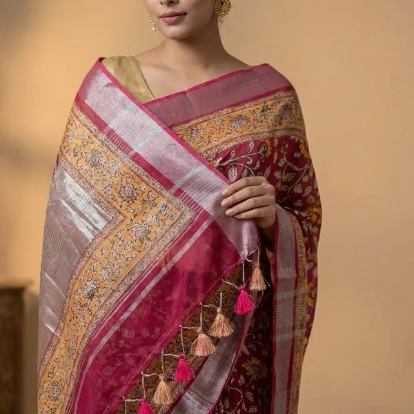 Traditional_Red_Silk_Saree_With_Golden_Zari_Work