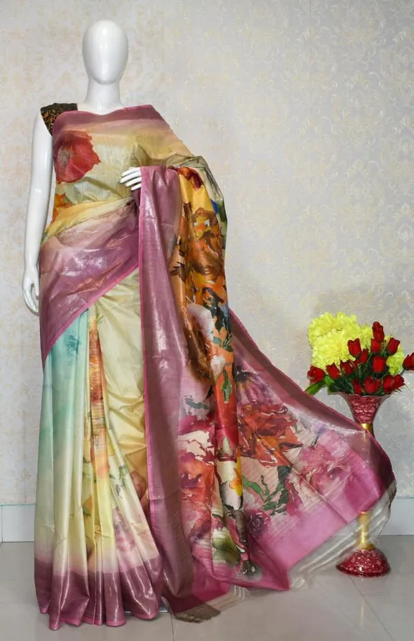 Multicolor_Digital_Print_Satin_Silk_Saree_With_Floral_Design