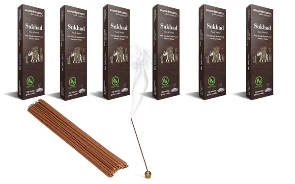 Sukhad_Sandalwood_Bamboo_Less_Pure_And_Natural_Incense_Bamboo_Less_Incense_Sticks_For_Home_Pooja_Pack_Of_6