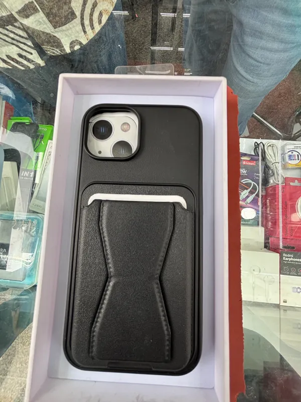 Black_Leather_Finish_Synthetic_Premium_Back_Cover_With_Card_Holder_For_Iphone