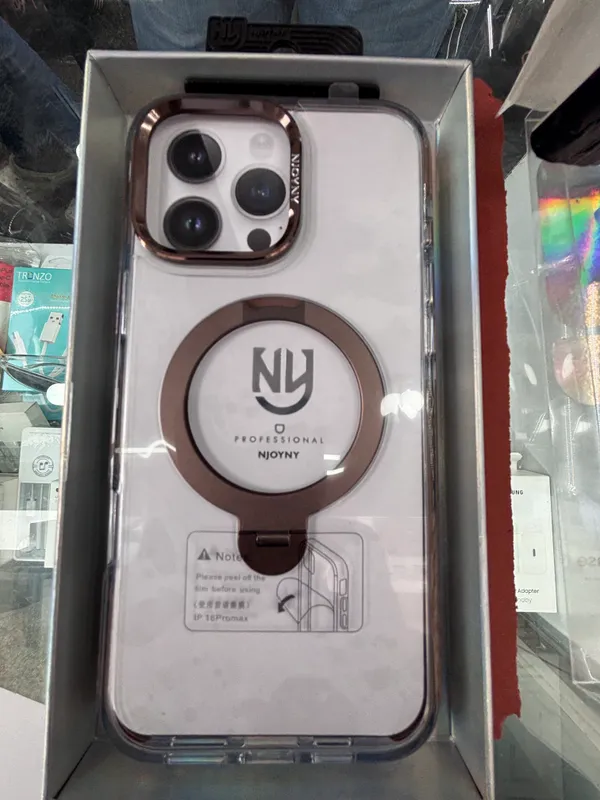 Brown_And_Transparent_Soft_Silicone_Premium_Transparent_Case_With_Ring_Stand_For_Iphone