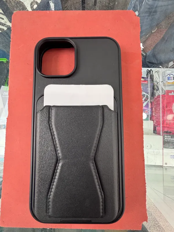 Black_Leather_Finish_Synthetic_Premium_Back_Cover_With_Card_Holder_For_Iphone