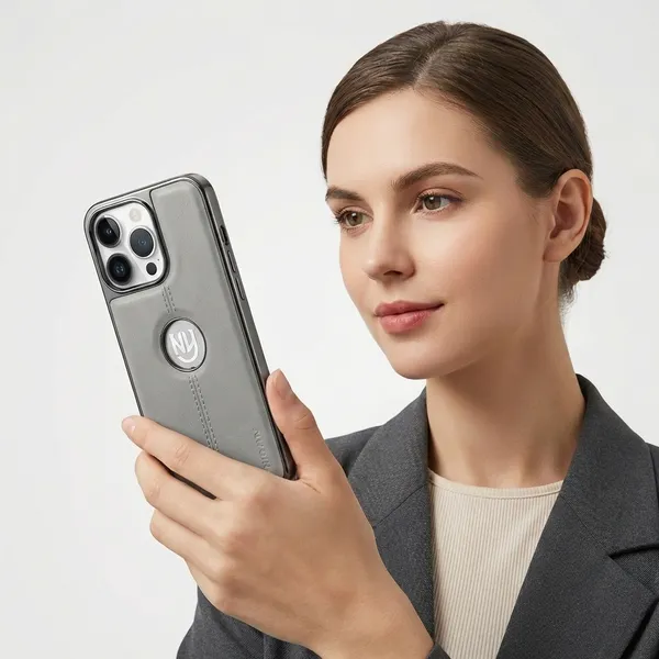 Black_Leather_Premium_Phone_Case_With_Ring_Holder_For_Iphone