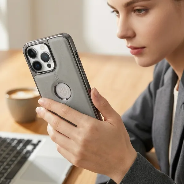 Black_Leather_Premium_Phone_Case_With_Ring_Holder_For_Iphone