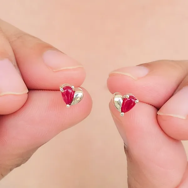 Rumi_Heart_Studs_925_Silver_Earrings_For_Women