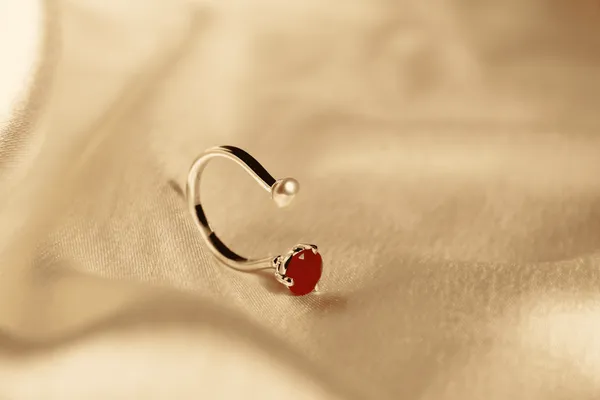 Pearl_And_Carnelian_925_Silver_Rings_For_Women
