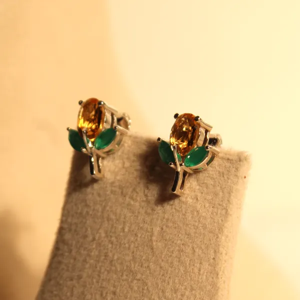 Vriksha_Noor_Studs_925_Silver_Earrings_For_Women
