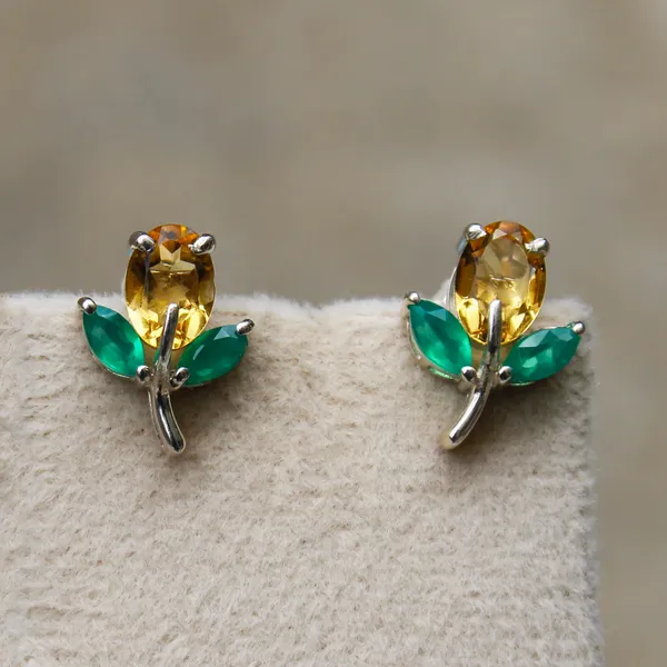 Vriksha_Noor_Studs_925_Silver_Earrings_For_Women