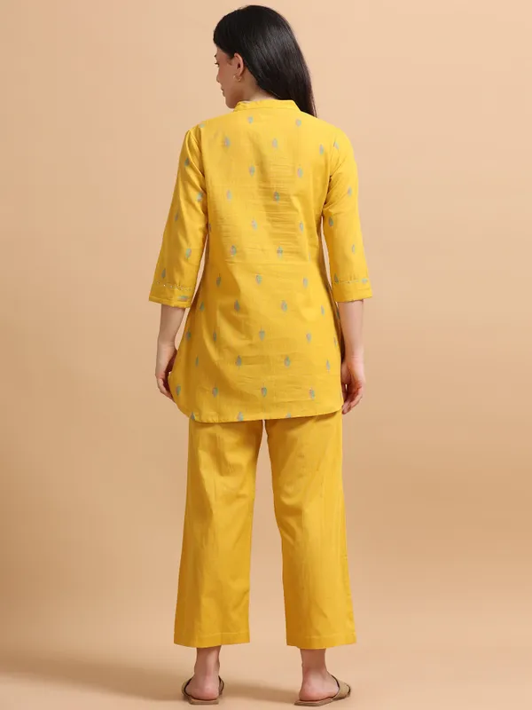 Yellow_Embroidered_Kurta_Palazzo_Set_For_Women