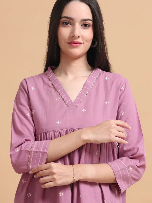 Dusty_Pink_Embroidered_Kurta_And_Pant_Set_For_Women