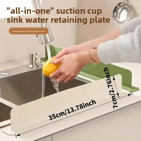 Buy_1_get_1_Free_|_Anti_Splash_Sink_Guard_For_Kitchen_Countertop_|__Green_Colour_|_Flexible_Water_Blocking_Barrier