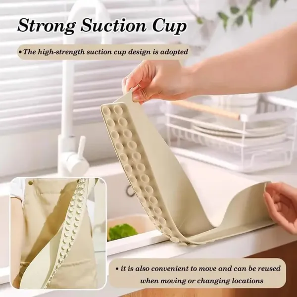 Buy_1_get_1_Free_|_Anti_Splash_Sink_Guard_For_Kitchen_Countertop_|__Green_Colour_|_Flexible_Water_Blocking_Barrier