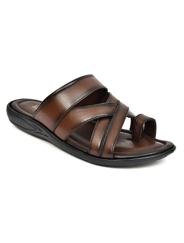 Dark_Brown_Synthetic_Leather_Criss_Cross_Strap_Sandals_For_Men