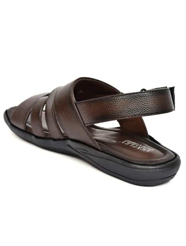 Dark_Brown_Synthetic_Leather_Multi_Strap_Sandals_For_Men