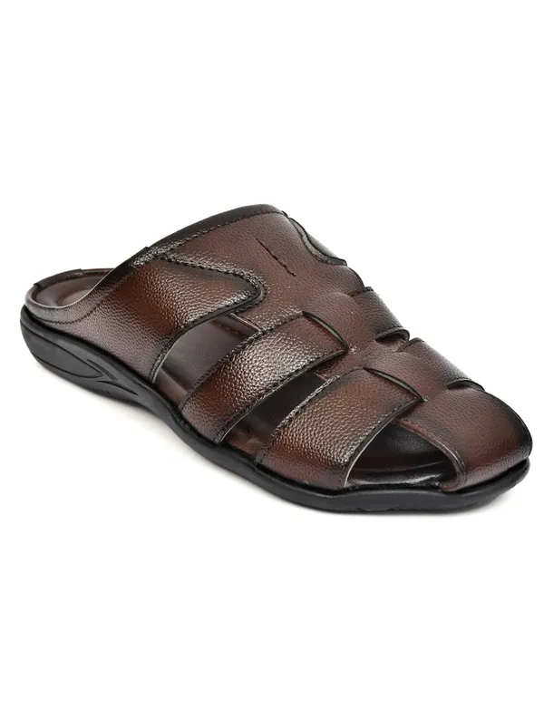 Dark_Brown_Synthetic_Leather_Closed_Toe_Multi_Strap_Sandals_For_Men