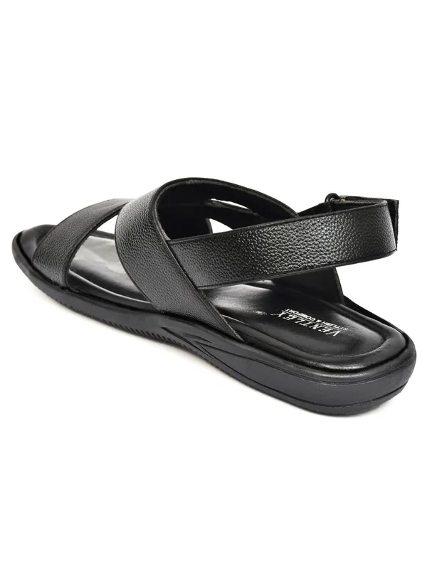 Black_Synthetic_Leather_Cross_Strap_Sandals_For_Men