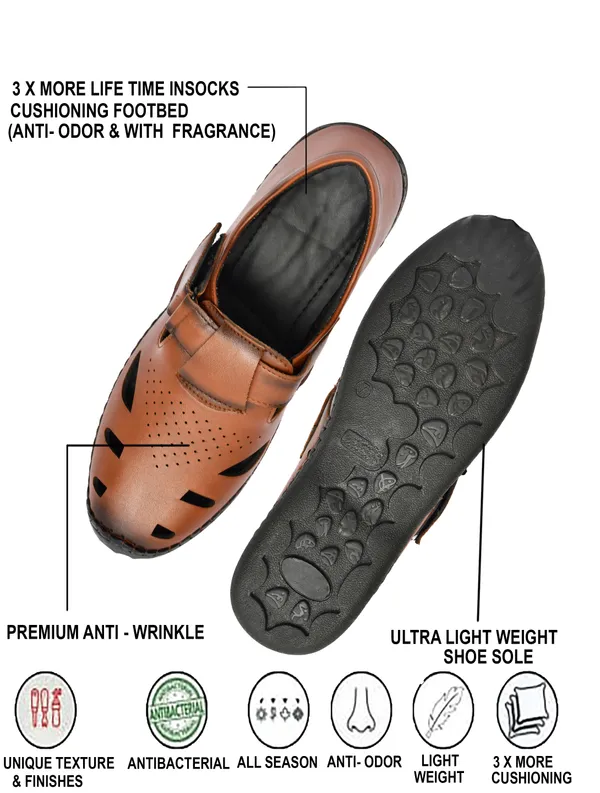 Brown_Synthetic_Leather_Closed_Toe_Adjustable_Strap_Sandals_For_Men