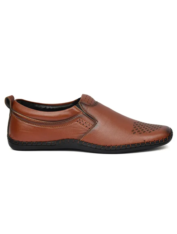 Tan_Synthetic_Leather_Shoes_For_Men