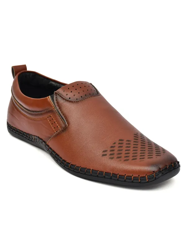 Tan_Synthetic_Leather_Shoes_For_Men