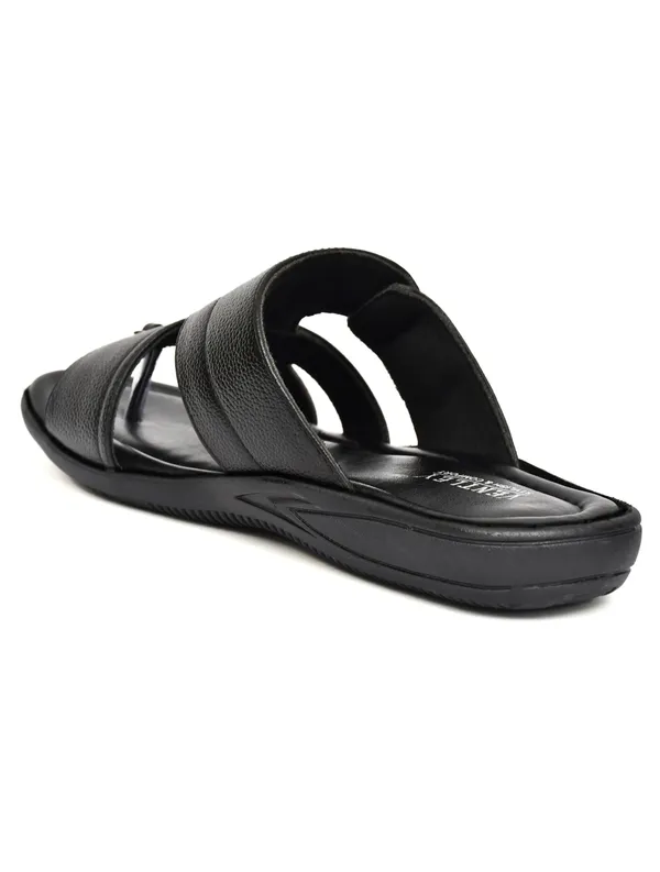 Black_Synthetic_Leather_Dual_Strap_Sandals_For_Men
