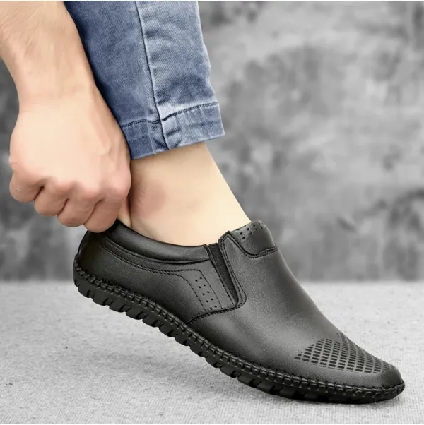 Black_Synthetic_Leather_Shoes_For_Men