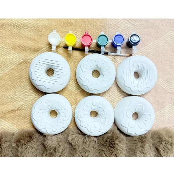Diy_Ceramic_Donut_Painting_Kit_With_6_Paints