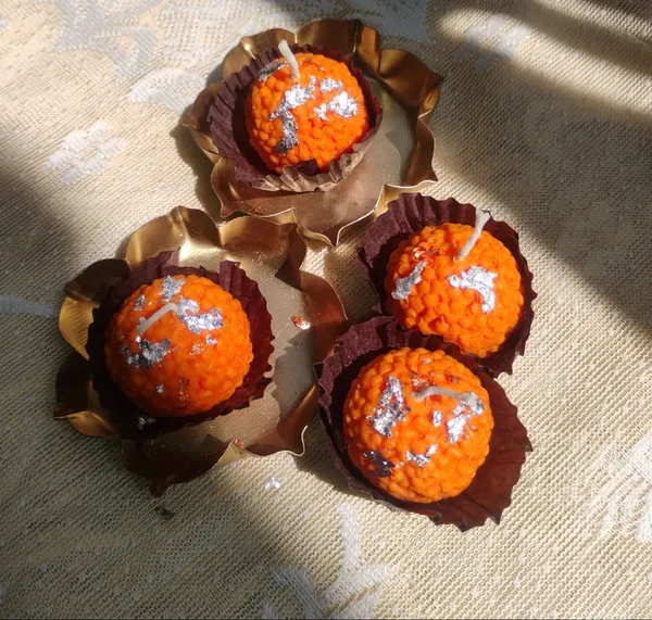 Boondi_Laddu_Decorative_Candle