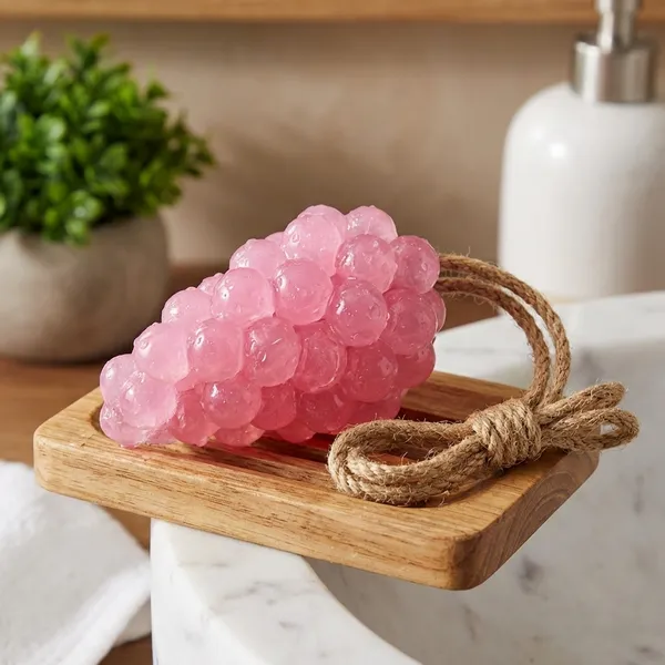 Decorative_Pink_Grape_Handwash_Soap_Bar_With_Jute_Hanging