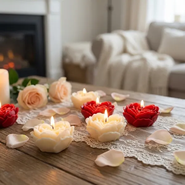 Decorative_Heart-Shaped_Rose_Flowers_Candle