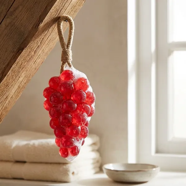 Decorative_Artificial_Red_Grape_Bunch_With_Rope_Hanger