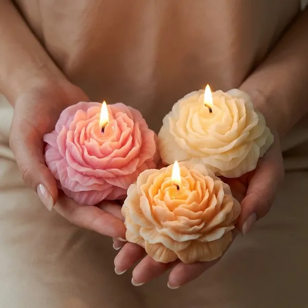 Radiant_Rose_Candle_Set_-_Decorative_Flower_Candles_(Set_Of_3)