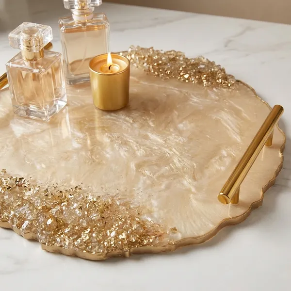 Elegant_Marble_Design_Resin_Tray_With_Gold_Accents_And_Handles