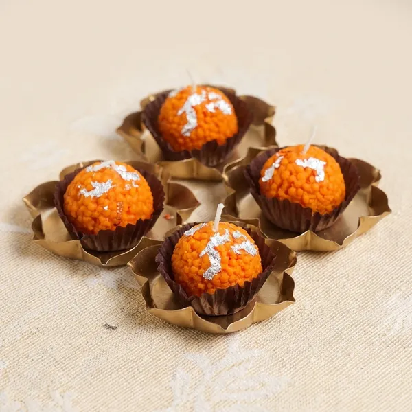 Boondi_Laddu_Decorative_Candle