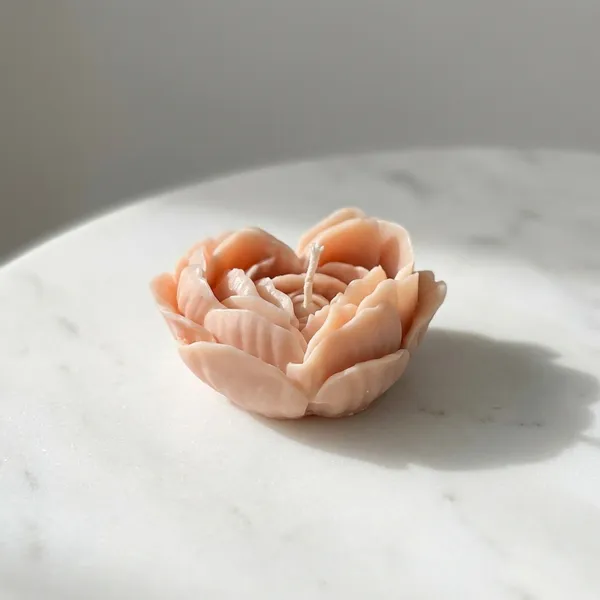 Handcrafted_Rose_Flower_Candle_Set_-_Pastel_Colors_(Pack_Of_4)