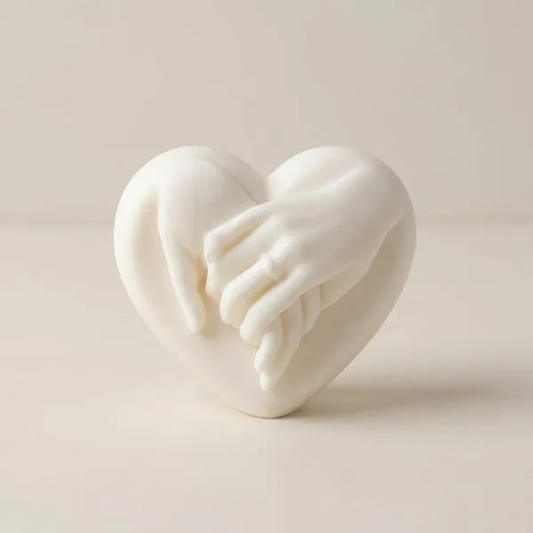 Heart-Shaped_Decorative_Ceramic_Dish_With_Holding_hand_Embossing