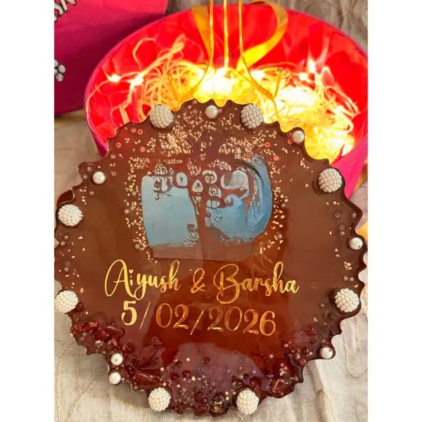 Customized_Chocolate_Birthday_Celebration_Cake_With_Baby_Theme_Decoration