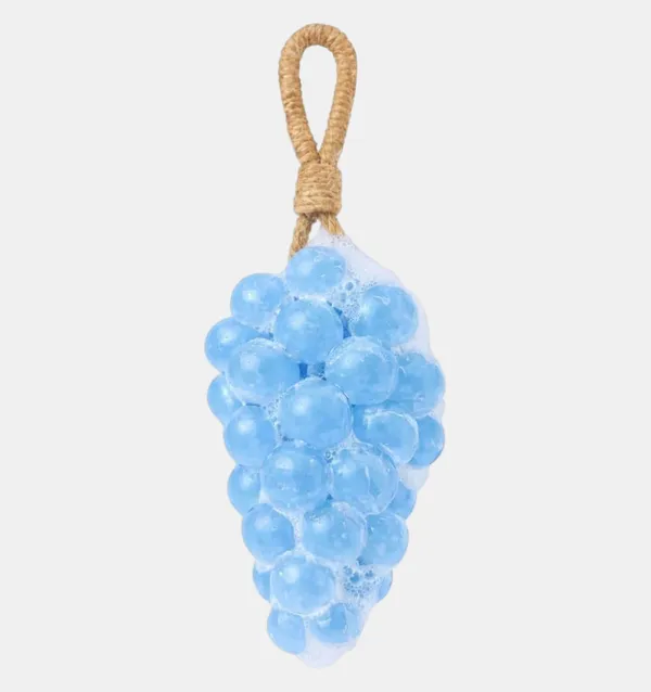 Decorative_Blue_Bath_Sponge_With_Rope_Handle