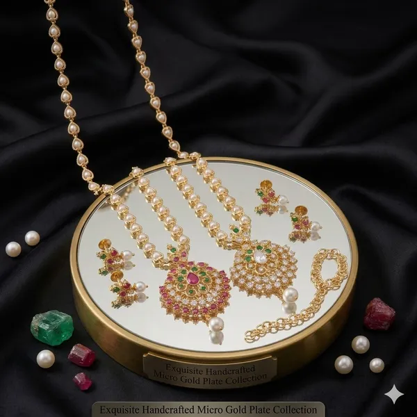 Gold_Alloy_Necklace_Set_with_Earrings_For_Women