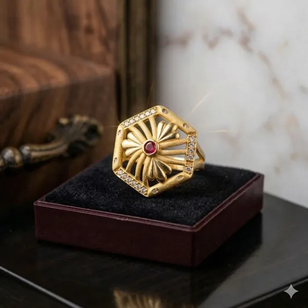 Gold_Alloy_Statement_Ring_For_Women