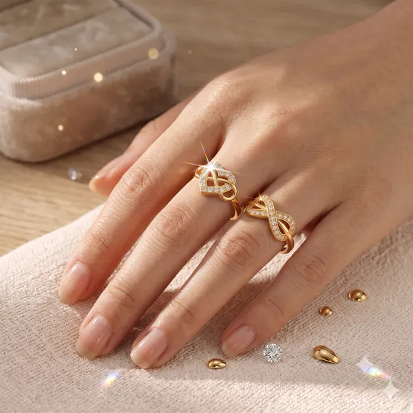 Adjustable_infinity_heart_ring_collection_