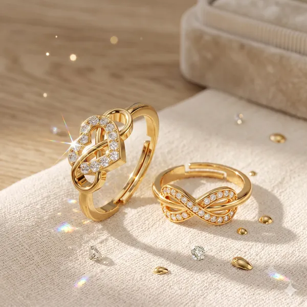 Adjustable_infinity_heart_ring_collection_