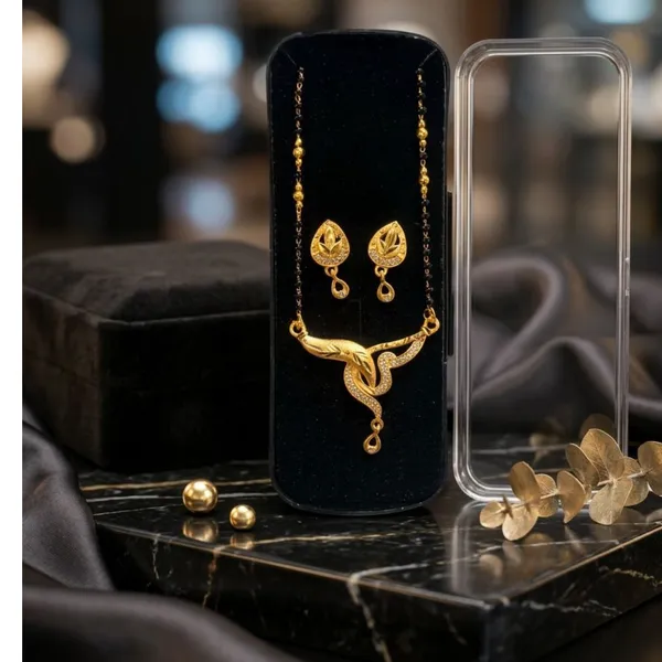 Gold_Alloy_With_Black_Beads_And_Stone_Embellishments_Necklace_Set_with_Earrings_For_Women