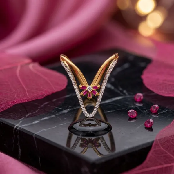 Gold_Alloy_VShaped_Ring_For_Women