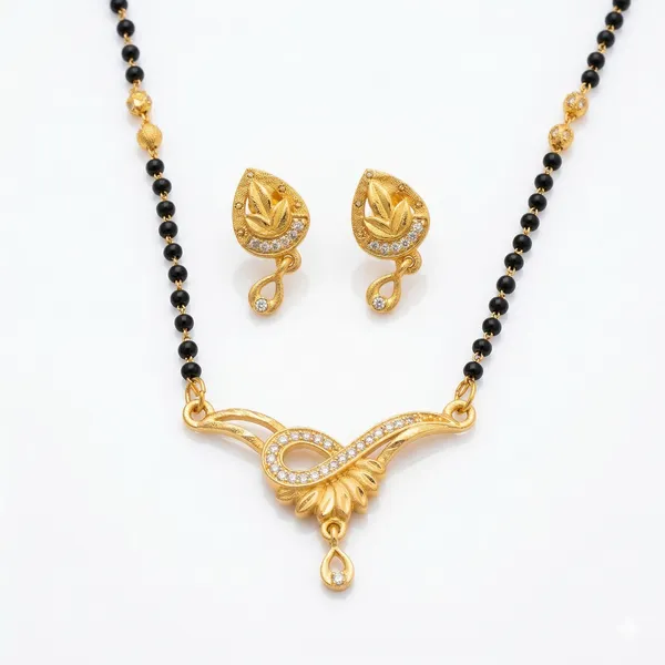Gold_Alloy_Necklace_Set_with_Earrings_For_Women
