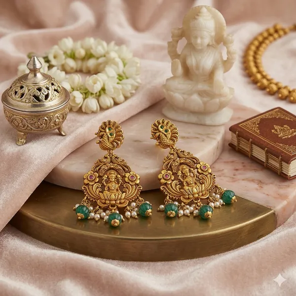 Gold_Oxodised_Alloy_Temple_Jewelry_For_Women
