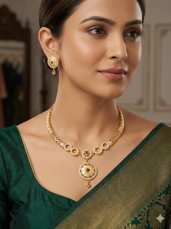Luxury_1_Gram_Gold_Forming_Temple_Jewellery_Choker_Set_for_Women_and_Girls