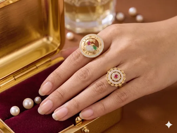 PEACOCK_AND_MULTI_AD_RINGS_FOR_WOMEN
