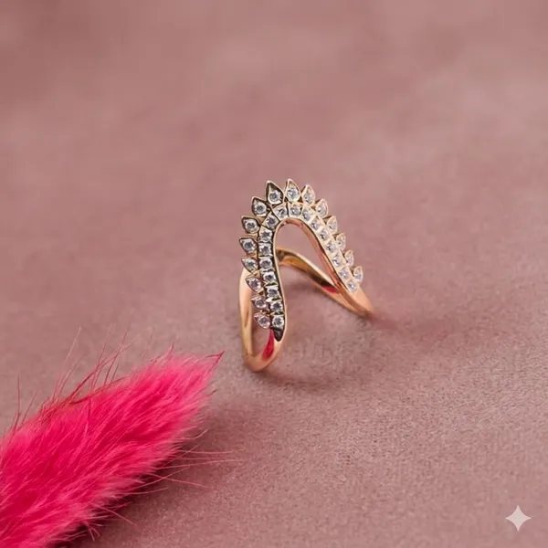Gold_Alloy_VShaped_Ring_For_Women